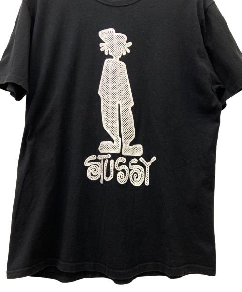 stussy（ステューシー）stussy (ステューシー) 半袖カットソー ブラック サイズ:Lの古着・服飾アイテム