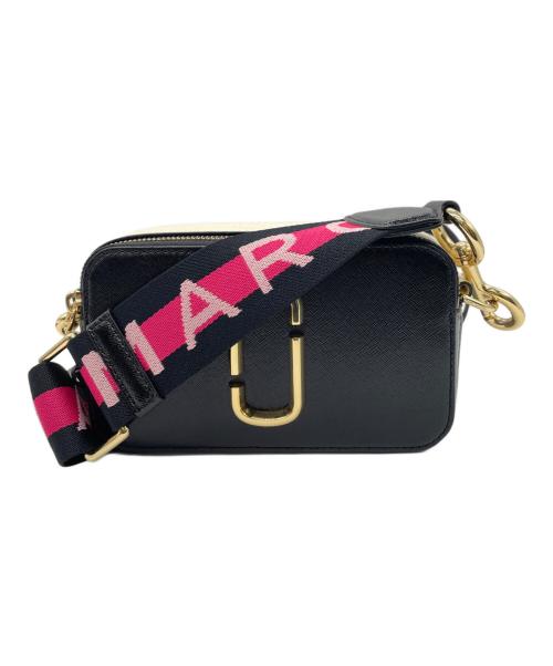 MARC JACOBS（マークジェイコブス）MARC JACOBS (マークジェイコブズ) ショルダーバッグ ブラック×ベージュの古着・服飾アイテム