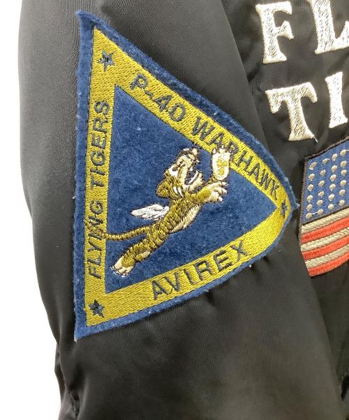 AVIREX（アヴィレックス）AVIREX (アヴィレックス) AVIREX フライトジャケット ブラック サイズ:Lの古着・服飾アイテム
