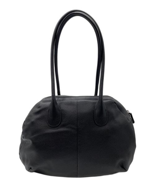 BEARDSLEY（ビアズリー）BEARDSLEY (ビアズリー) ラウンドミニボストンバッグ ブラックの古着・服飾アイテム