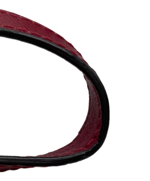 MICHAEL KORS（マイケル・コース）MICHAEL KORS (マイケル・コース) MICHAEL KORS 　2WAYバッグ レッド×ブラウンの古着・服飾アイテム