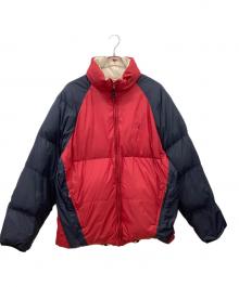 NAUTICA（ノーティカ）の古着「ダウンジャケット」｜レッド×ネイビー