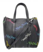 MARC JACOBS×NEW YORK MAGAZINEマークジェイコブズ×ニューヨークマガジン）の古着「MARC JACOBS 　NEW YORK MAGAZINE 　The Mini Tag Tote」｜ブラック