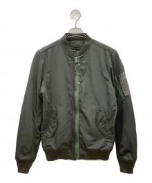 DIESEL（ディーゼル）の古着「DIESEL　MA-1フライトジャケット」｜グリーン
