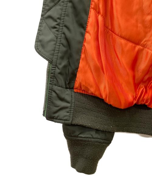 DIESEL（ディーゼル）DIESEL (ディーゼル) DIESEL　MA-1フライトジャケット グリーン サイズ:Sの古着・服飾アイテム