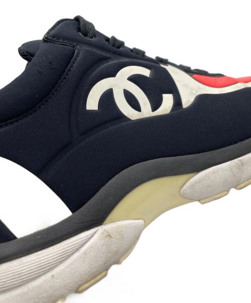 CHANEL（シャネル）CHANEL (シャネル) CHANEL　ローカットスニーカー ブラック サイズ:36の古着・服飾アイテム