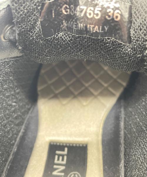 CHANEL（シャネル）CHANEL (シャネル) CHANEL　ローカットスニーカー ブラック サイズ:36の古着・服飾アイテム