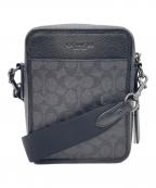 COACHコーチ）の古着「COACH ショルダーバッグ シグネチャー」｜ブラック