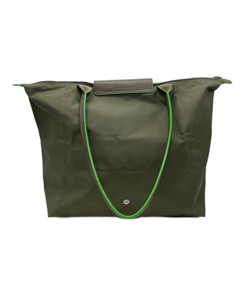 LONGCHAMP（ロンシャン）LONGCHAMP (ロンシャン) トートバッグ グリーンの古着・服飾アイテム