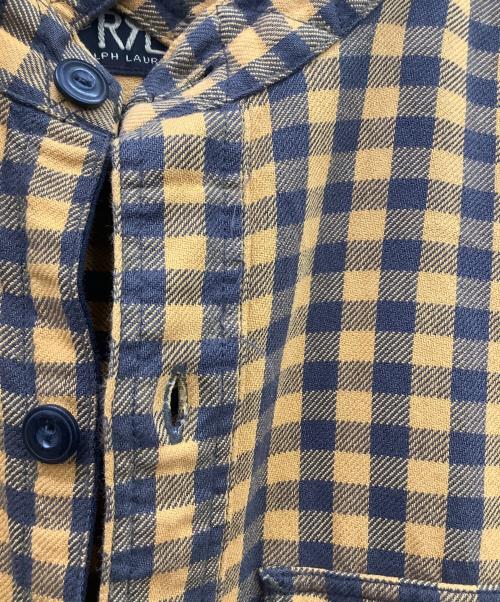 RRL（ダブルアールエル）RRL (ダブルアールエル) ネルシャツ オレンジ サイズ:SPの古着・服飾アイテム