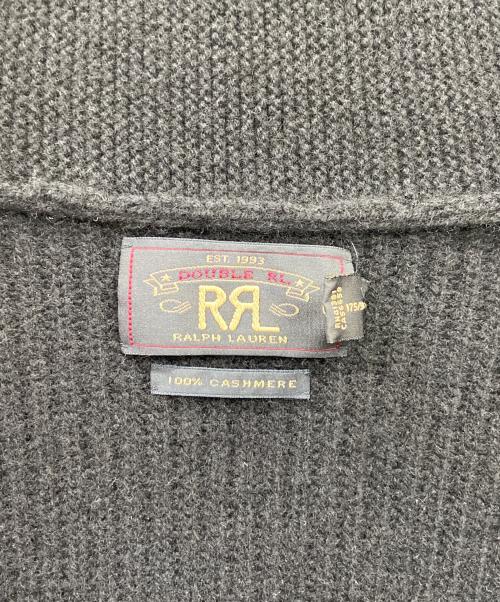 RRL（ダブルアールエル）RRL (ダブルアールエル) RRL　カシミヤ ショールカラーカーディガン ブラック サイズ:Mの古着・服飾アイテム