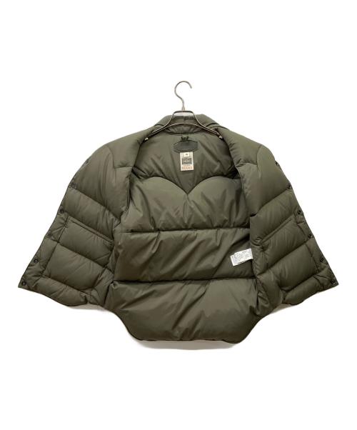 PORTER（ポーター）PORTER BEAMS (ビームス) RockyMountainFeatherBed (ロッキーマウンテンフェザーベッド) PORTER　BEAMS　RockyMountainFeatherBed　ダウンベスト グリーン サイズ:38の古着・服飾アイテム