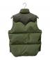 PORTER BEAMS (ビームス) RockyMountainFeatherBed (ロッキーマウンテンフェザーベッド) PORTER　BEAMS　RockyMountainFeatherBed　ダウンベスト グリーン サイズ:38：20000円