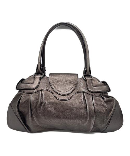 Salvatore Ferragamo（サルヴァトーレ フェラガモ）Salvatore Ferragamo (サルヴァトーレ フェラガモ) ハンドバッグ ブラウンの古着・服飾アイテム