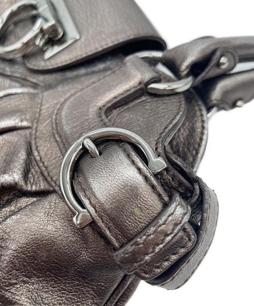 Salvatore Ferragamo（サルヴァトーレ フェラガモ）Salvatore Ferragamo (サルヴァトーレ フェラガモ) ハンドバッグ ブラウンの古着・服飾アイテム