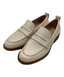 COLE HAAN（コールハーン）の古着「COLE HAAN　STASSI PENNY LOAFER」｜ベージュ
