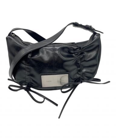 Metin Kim ブラックレザー ショルダーバッグ　美品 中古・古着通販】Matin Kim (マーティン・キム) ショルダーバッグ