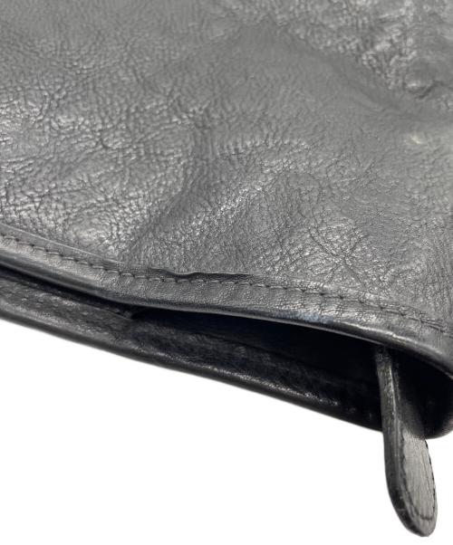 IL BISONTE（イル ビゾンテ）IL BISONTE (イル ビゾンテ) レザートートバッグ ブラックの古着・服飾アイテム
