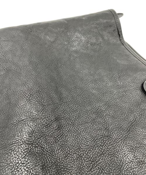 IL BISONTE（イル ビゾンテ）IL BISONTE (イル ビゾンテ) レザートートバッグ ブラックの古着・服飾アイテム