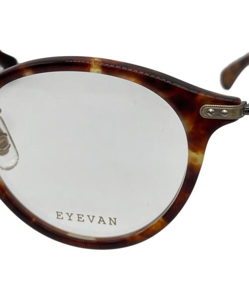 EYEVAN（アイヴァン）EYEVAN (アイヴァン) 伊達眼鏡 ブラウン サイズ:46?22-145の古着・服飾アイテム