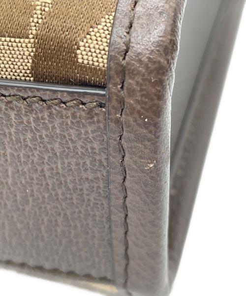 GUCCI（グッチ）GUCCI (グッチ) GUCCI  2WAYバッグ ジャンボGG ベージュ×ブラウンの古着・服飾アイテム