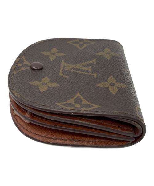 LOUIS VUITTON（ルイ ヴィトン）LOUIS VUITTON (ルイ ヴィトン) LOUIS  VUITTON 小銭入れ　ポルトモネ・クゼ ブラウンの古着・服飾アイテム
