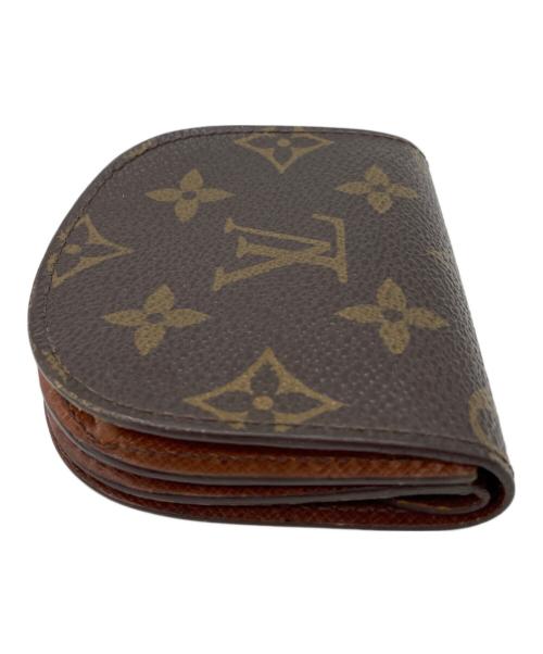 LOUIS VUITTON（ルイ ヴィトン）LOUIS VUITTON (ルイ ヴィトン) LOUIS  VUITTON 小銭入れ　ポルトモネ・クゼ ブラウンの古着・服飾アイテム