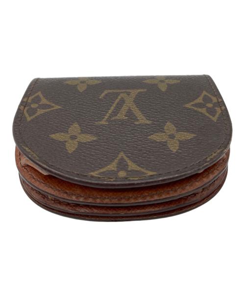 LOUIS VUITTON（ルイ ヴィトン）LOUIS VUITTON (ルイ ヴィトン) LOUIS  VUITTON 小銭入れ　ポルトモネ・クゼ ブラウンの古着・服飾アイテム