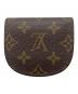 LOUIS VUITTON (ルイ ヴィトン) LOUIS  VUITTON 小銭入れ　ポルトモネ・クゼ ブラウン：6000円
