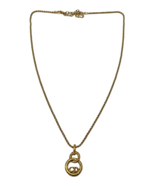 Christian Dior（クリスチャン ディオール）Christian Dior (クリスチャン ディオール) Christian Dior　サークルネックレス ゴールドカラーの古着・服飾アイテム