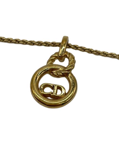 Christian Dior（クリスチャン ディオール）Christian Dior (クリスチャン ディオール) Christian Dior　サークルネックレス ゴールドカラーの古着・服飾アイテム