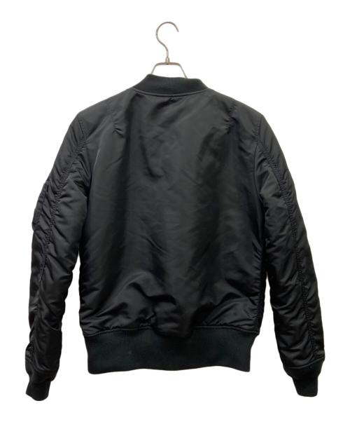 ALPHA（アルファ）ALPHA (アルファ) DUFFER (ダファー) ALPHA　DUFFER　MA-1ジャケット ブラック サイズ:Sの古着・服飾アイテム