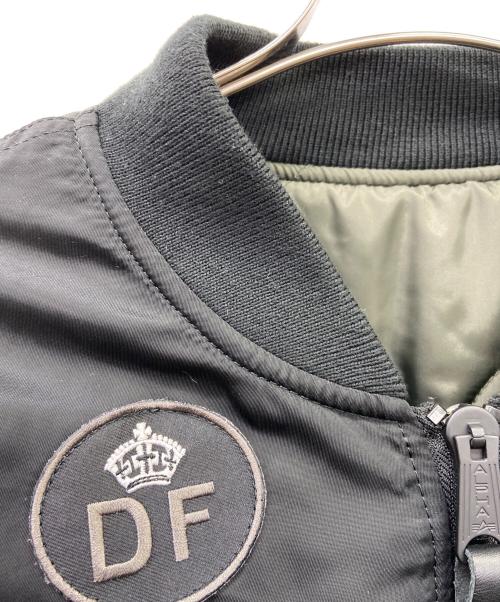ALPHA（アルファ）ALPHA (アルファ) DUFFER (ダファー) ALPHA　DUFFER　MA-1ジャケット ブラック サイズ:Sの古着・服飾アイテム