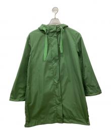 Max Mara Studio（マックスマーラ ストゥディオ）の古着「MAX MARA STUDIO　フーデッドコート」｜グリーン