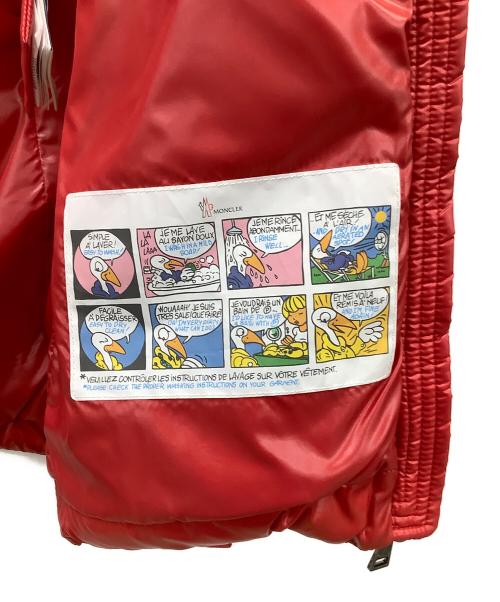 MONCLER（モンクレール）MONCLER (モンクレール) MONCLER　ダウンジャケット　MOYADE GIUBBOTTO レッド サイズ:1の古着・服飾アイテム