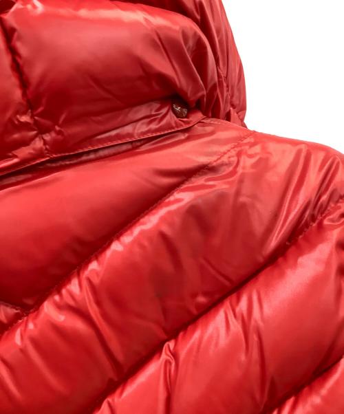 MONCLER（モンクレール）MONCLER (モンクレール) MONCLER　ダウンジャケット　MOYADE GIUBBOTTO レッド サイズ:1の古着・服飾アイテム
