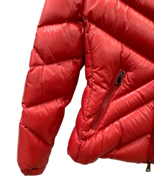 MONCLER（モンクレール）MONCLER (モンクレール) MONCLER　ダウンジャケット　MOYADE GIUBBOTTO レッド サイズ:1の古着・服飾アイテム