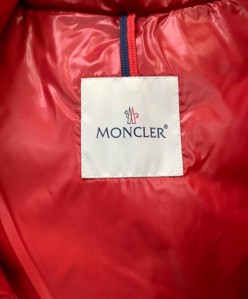 MONCLER（モンクレール）MONCLER (モンクレール) MONCLER　ダウンジャケット　MOYADE GIUBBOTTO レッド サイズ:1の古着・服飾アイテム