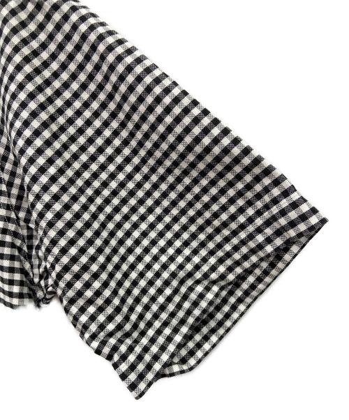 DANTON（ダントン）DANTON (ダントン) 半袖シャツ ブラック×ホワイト サイズ:SIZE42の古着・服飾アイテム
