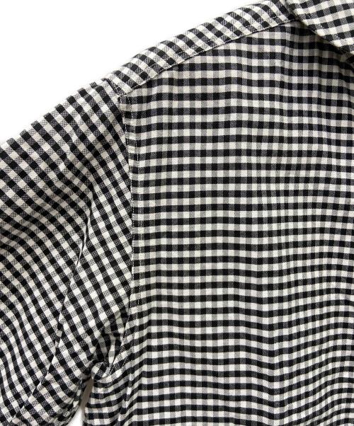 DANTON（ダントン）DANTON (ダントン) 半袖シャツ ブラック×ホワイト サイズ:SIZE42の古着・服飾アイテム