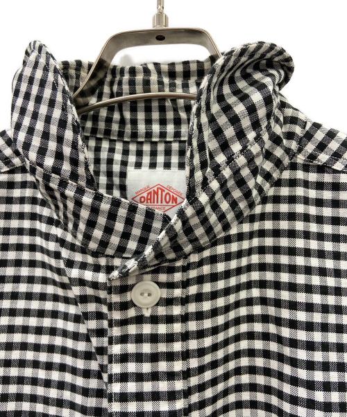 DANTON（ダントン）DANTON (ダントン) 半袖シャツ ブラック×ホワイト サイズ:SIZE42の古着・服飾アイテム