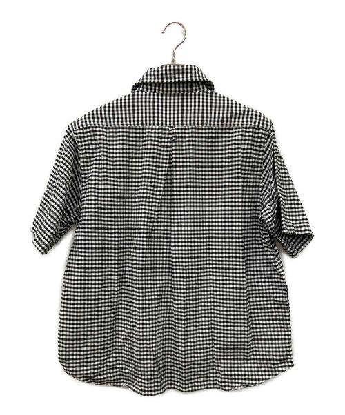 DANTON（ダントン）DANTON (ダントン) 半袖シャツ ブラック×ホワイト サイズ:SIZE42の古着・服飾アイテム