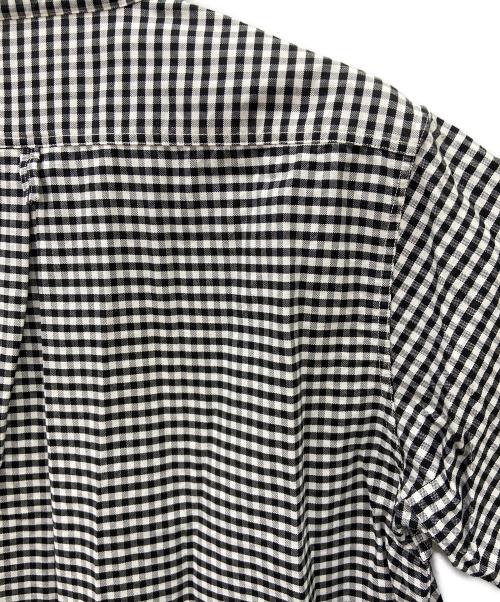 DANTON（ダントン）DANTON (ダントン) 半袖シャツ ブラック×ホワイト サイズ:SIZE42の古着・服飾アイテム