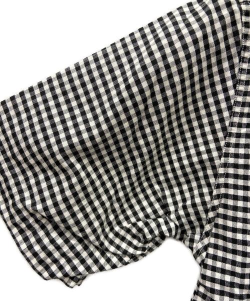 DANTON（ダントン）DANTON (ダントン) 半袖シャツ ブラック×ホワイト サイズ:SIZE42の古着・服飾アイテム