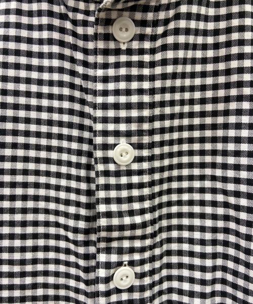 DANTON（ダントン）DANTON (ダントン) 半袖シャツ ブラック×ホワイト サイズ:SIZE42の古着・服飾アイテム