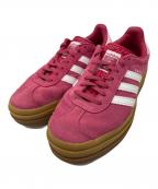 adidasアディダス）の古着「adidas　GAZELLE　ローカットスニーカー」｜ピンク×ブラウン