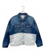 KASTANEカスタネ）の古着「デニムジャケット」｜ネイビー×ホワイト