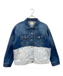 KASTANE（カスタネ）の古着「デニムジャケット」｜ネイビー×ホワイト