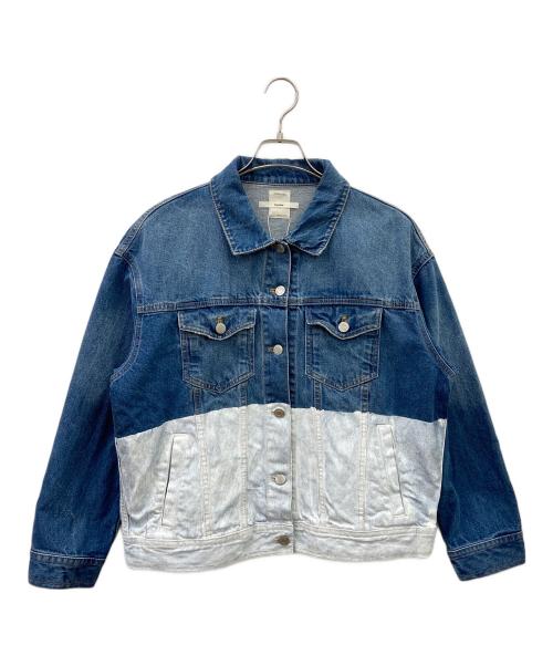 KASTANE（カスタネ）Kastane (カスタネ) デニムジャケット ネイビー×ホワイト サイズ:FREE 未使用品の古着・服飾アイテム