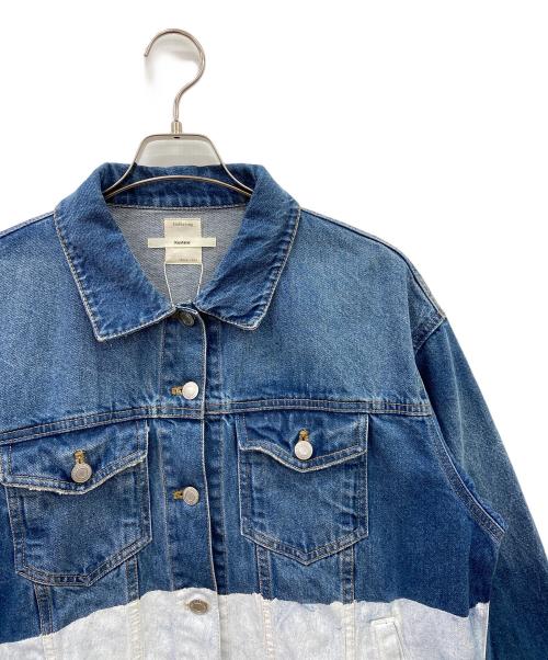 KASTANE（カスタネ）Kastane (カスタネ) デニムジャケット ネイビー×ホワイト サイズ:FREE 未使用品の古着・服飾アイテム
